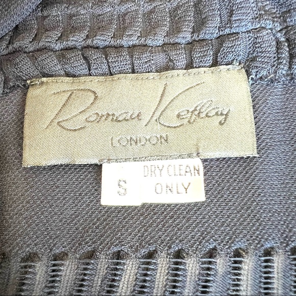 Vintage ROMAN KEFLAY Navy Blue Dress - Picture 12 of 12